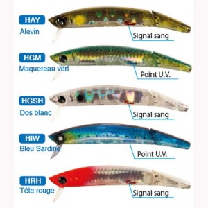 New yo-zuri crystal minnow fishing lure Saltwater quality lure fish hooks