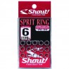 SPLIT RING SHOUT : modèle:SLIT RING 7, Diamètre (mm):7, Qté par sachet:6, Résistance (lb):105