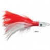 ALBACORE FEATHER : Taille (cm):16.5, Couleur:ROUGE / BLANC