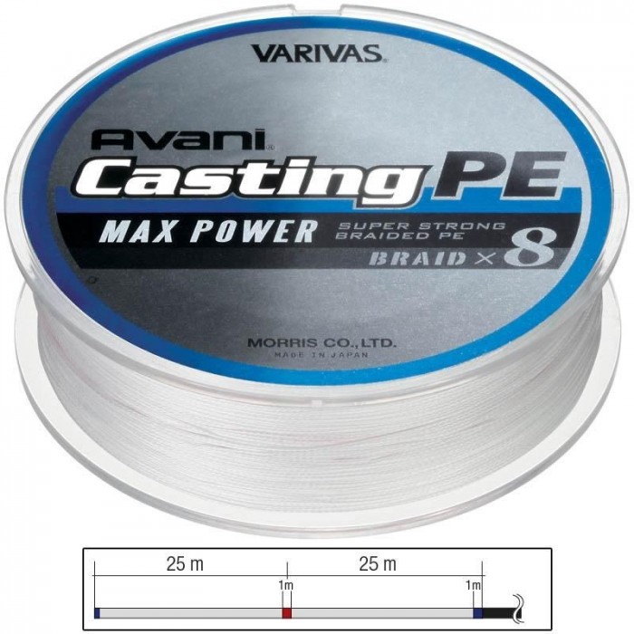VARIVAS Casting 8 X Braid Line Avani Super Max Power SMP 300m 