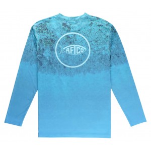 AFTCO AOP OCEAN BLUE
